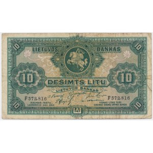 Lithuania, 10 Litu 1927