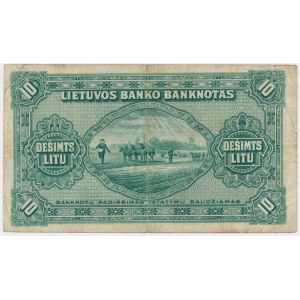 Lithuania, 10 Litu 1927