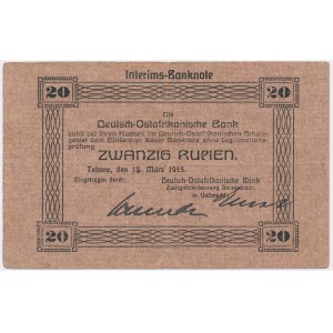 Germany, East Africa, 20 Rupien 1915