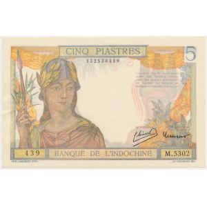 Indochiny Francuskie, 5 piastr (1949)