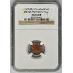 SAMPLE, 1 penny 1923 Reverse - NGC MS65 RB - RARE