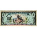 USA, Disney Dollars, $1 1989 - Mickey Mouse -.