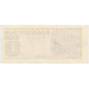 USA, Lebensmittelgutschein, $1 1983 - B -