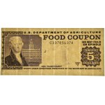 USA, Food Coupon, 5 Dollars 1989 - A -