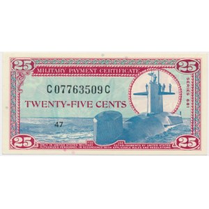 USA, Military Payment Certificate, 25 centów seria 681 -