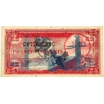 USA, Militärzahlungsschein, 25 Cent Serie 681 -.