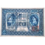 Czechosłowacja, 1.000 koron 1919 (1902) - ze znaczkiem z nadrukiem -