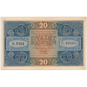 Czechosłowacja, 20 koron 1919