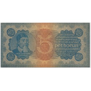 Czechosłowacja, 5 koron 1922