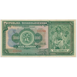 Czechosłowacja, 100 koron 1920 - Ag -