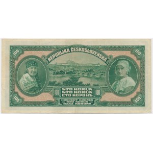 Czechoslovakia, 100 Korun 1920 - Ag -