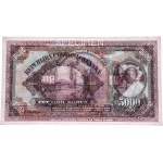 Czechoslovakia, 5.000 Korun 1920 - SPECIMEN -