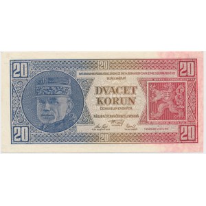 Czechosłowacja, 20 koron 1926