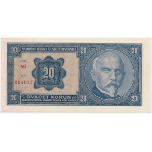Tschechoslowakei, 20 Kronen 1926