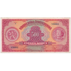 Czechoslovakia, 500 Korun 1929