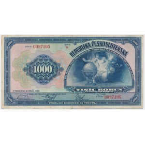 Tschechoslowakei, 1.000 Kronen 1932