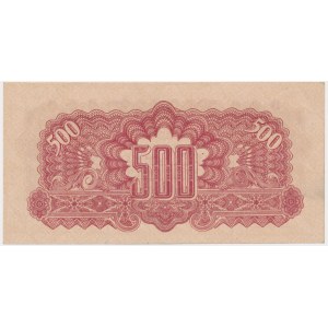 Czechosłowacja, 500 koron 1944 - bez perforacji