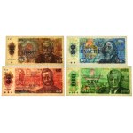 Czechoslovakia, lot 10-100 Korun 1986-89 (4 pcs.)