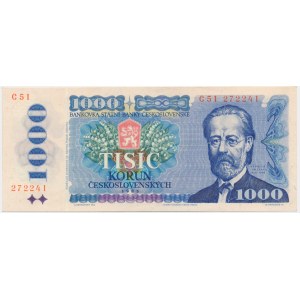 Czechoslovakia, 1.000 Korun 1985