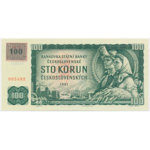 Czechy, 100 koron 1993 (1961) - ze znaczkiem -