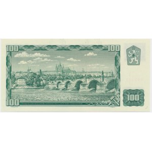 Czech Republik, 100 Korun 1993 (1961) - with stamp -