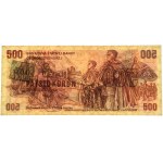 Czechy, 500 koron 1993 (1973) - ze znaczkiem -