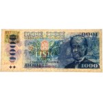 Czechy, 1.000 koron 1993 (1985) - ze znaczkiem -