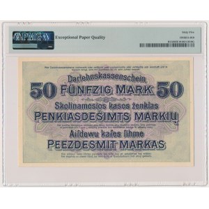 Kaunas, 50 Mark 1918 - F - PMG 65 EPQ