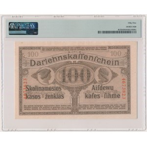 Kaunas, 100 Mark 1918 - PMG 55