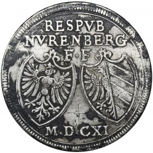 Deutschland, Stadt Nürnberg, Guldentalar (60 krajcars) 1611 - RARE