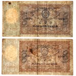 Ukraine, 100 Karbovantsiv 1918 - stars in watermark (2 szt.)