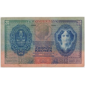 Austria, 20 Kronen 1907