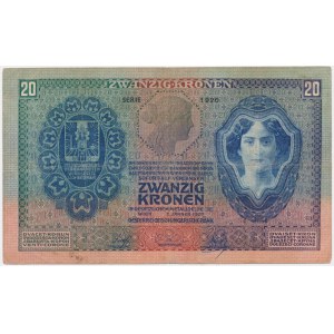 Austria, 20 Kronen 1907