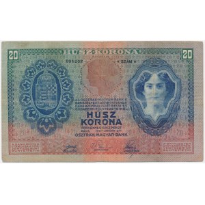 Austria, 20 Kronen 1907