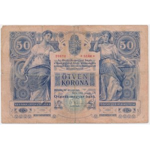 Austria, 50 koron 1902