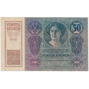 Österreich, 50 Kronen 1914