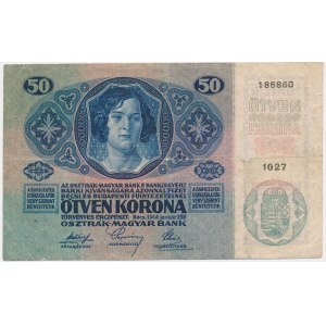 Österreich, 50 Kronen 1914