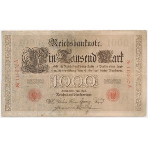 Germany, 1.000 Mark 1898