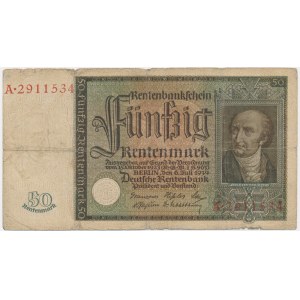 Deutschland, 50 Mark 1934 - RARE