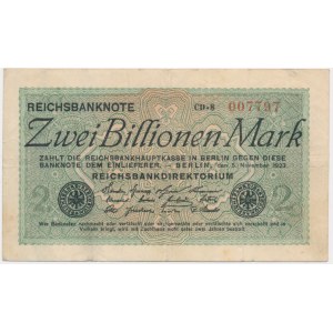 Deutschland, 2 Billionen Mark 1923