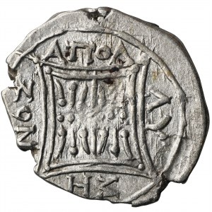 Grecja, Iliria, Apollonia, Drachma - Ariston, monogram AP