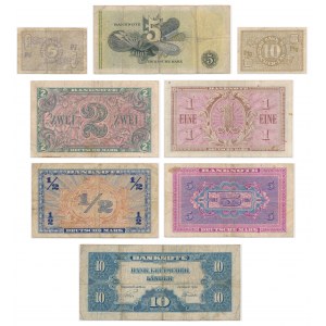 Germany, lot 5 Pfennige-10 Mark 1948-49 (8 pcs.)