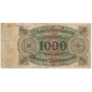 Deutschland, 1.000 Mark 1924