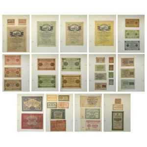 Russia, group of banknotes, post stamp and loans (c.81 pcs.)
