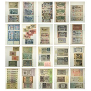 Niemcy, zestaw banknotów i notgeldów (ok.430 szt.)