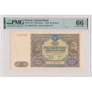 50 złotych 1946 - M - PMG 66 EPQ