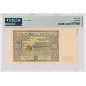 50 zloty 1946 - A - PMG 63 - first series