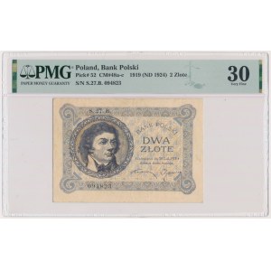 2 gold 1919 - S.27.B - PMG 30