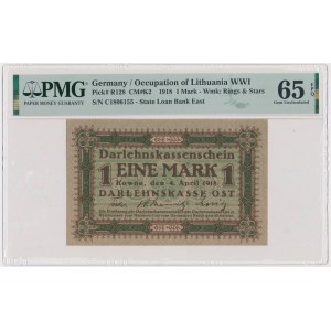 Kowno, 1 marka 1918 - C - PMG 65 EPQ