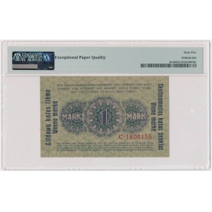 Kowno, 1 Mark 1918 - C - PMG 65 EPQ